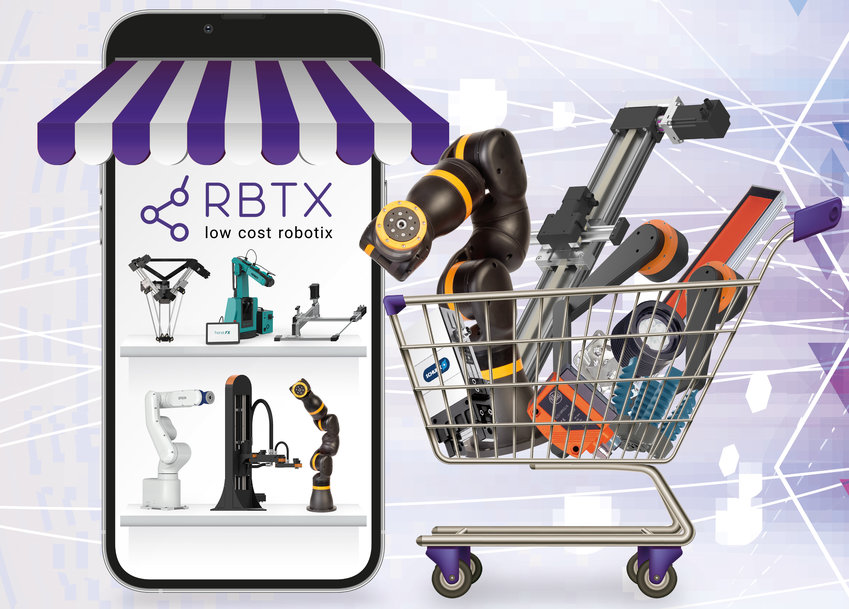 RBTX Online Marketplace 2.0: Low Cost Automation jest teraz jeszcze łatwiejszy